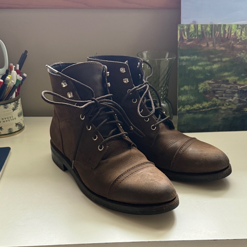 Thursday Boot Company Brown Lace Up Boots